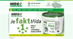 Desktop Screenshot of mistral-paints.cz